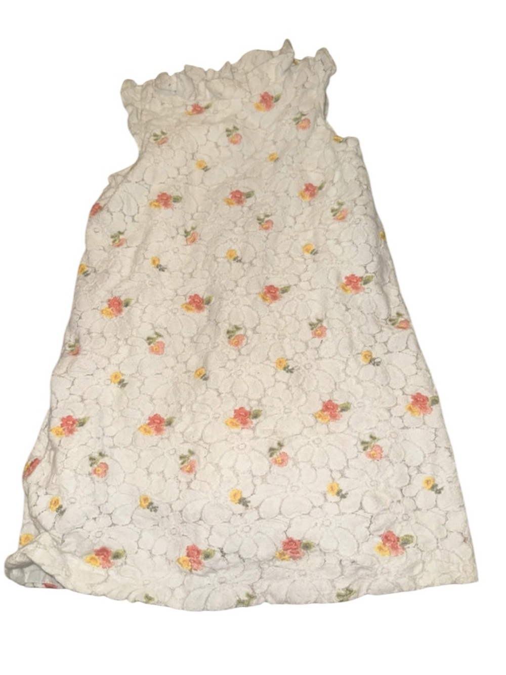 Janie & Jack 4T Cream Floral Lace dress